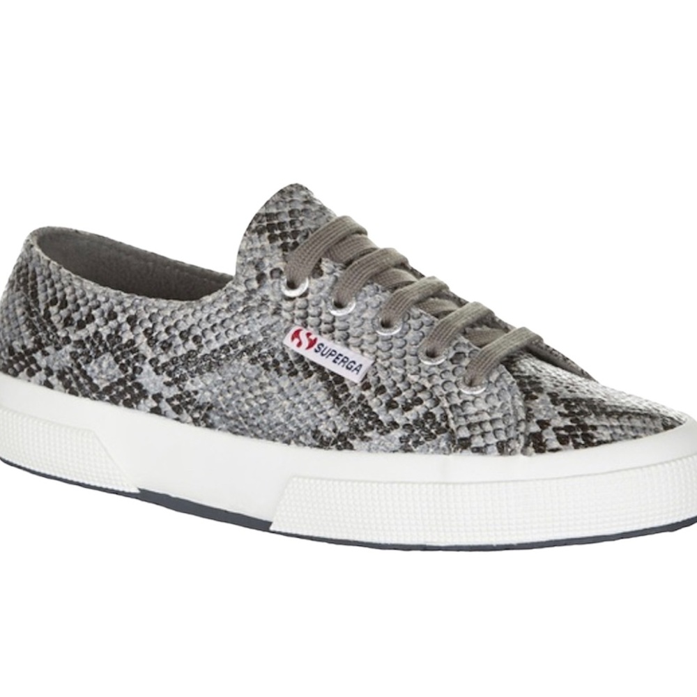 Superga Snake Print Sneakers